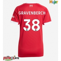 Camiseta Liverpool Ryan Gravenberch #38 Primera Equipación para mujer 2025-26 manga corta